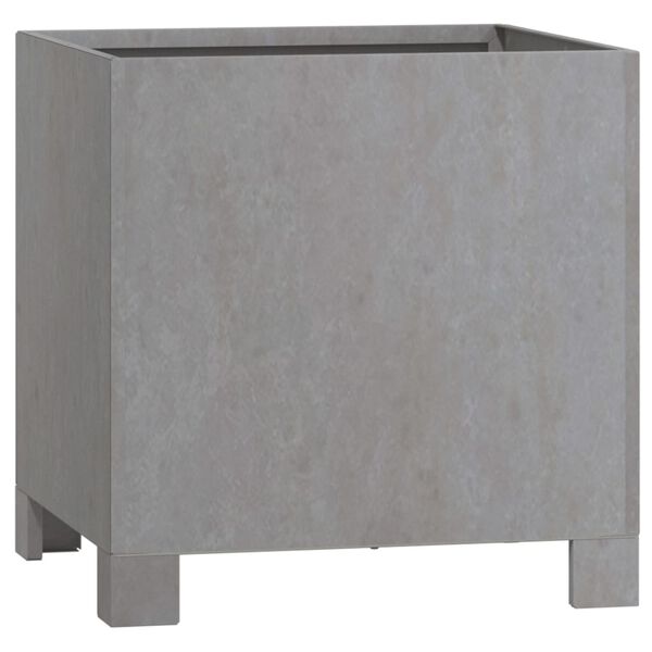 vidaXL Plantenbak met poten roestig 30x30x30 cm cortenstaal