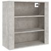 vidaXL Wandkast 80x33x80 cm bewerkt hout betongrijs