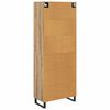 vidaXL Hoge kast met lade 2 pcs Artisan Eiken 69,5 x 34 x 180 cm