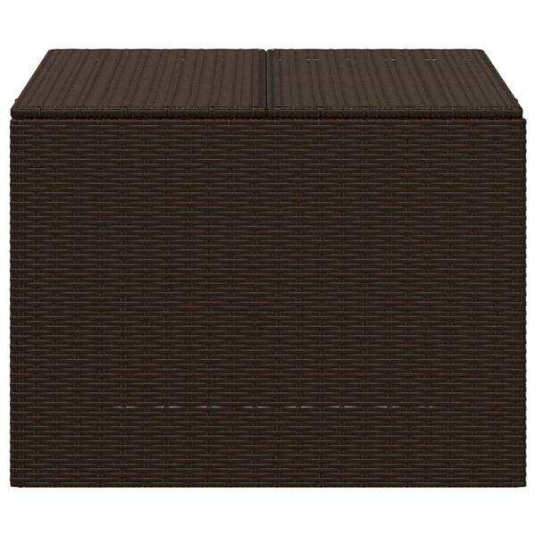 vidaXL Tuinbox 291 L poly rattan bruin