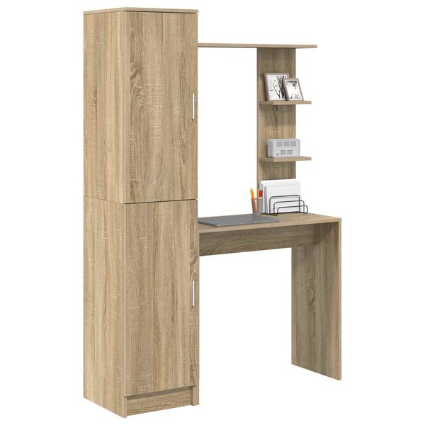 vidaXL Bureau 2 pcs Sonoma Eiken