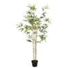 vidaXL Nepp Bambo Boom Groen 55 x 16 x 150 cm Stof en Bamboe