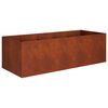 vidaXL Plantenbak Roestkleurig 200 x 80 x 60 cm weervast staal