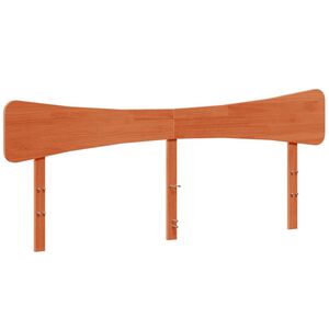 vidaXL Hoofdbord 200 cm massief grenenhout wasbruin