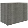 vidaXL Tuinkast 100x55,5x80 cm poly rattan grijs