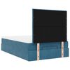 vidaXL Ottoman bed met matrassen en LED's 120x190cm fluweel