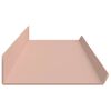 vidaXL Drijvende plank 4 pcs Roze 100 x 9 x 2,5 cm Staal