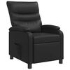 vidaXL Relaxfauteuil Zwart Kunstleer