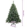vidaXL Kunstkerstboom met 150 LED met standaard Groen 150 cm PE en PVC