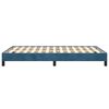 vidaXL Bedframe zonder matras 120x190 cm fluweel donkerblauw