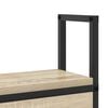 vidaXL Opberghoofdbord met Oplaadstation Sonoma eiken 143 x 15 x 98 cm