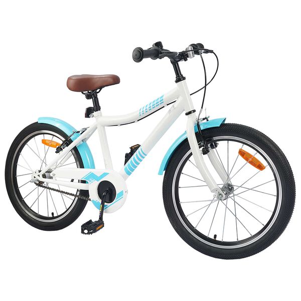 vidaXL Kinderfiets 18 Inch voor 5-7 jaar Lichtblauw