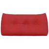 vidaXL Rugkussen Rood 100 x 24 x 50 cm Stof