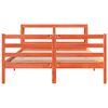 vidaXL Bedframe zonder matras massief grenenhout wasbruin 120x200 cm