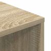 vidaXL Boekenkast 34x31x112 cm bewerkt hout sonoma eikenkleurig