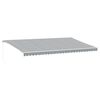 vidaXL Luifel handmatig uittrekbaar 600x350 cm antraciet en wit