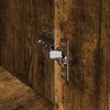vidaXL Dressoir met lade Rook Eik 81 x 36 x 150.5 cm Bewerkt hout