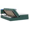 vidaXL LED Opslagbed met Matras Donkergroen 180 x 200 cm Fluweel