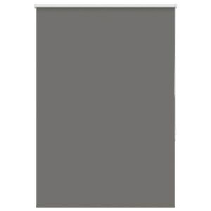 vidaXL Rolgordijn verduisterend 110x150 cm stofbreedte 105,7 cm grijs