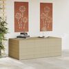 vidaXL Tuinbox 984 L poly rattan gemengd beige