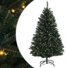 vidaXL Kunstmatige Inklapbare Kerstboom 150 cm 150 LED's Warmwit PVC