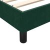 vidaXL Bedframe zonder matras 180x210 cm fluweel donkergroen