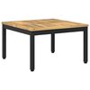 vidaXL Salontafel Whitewash en zwart 60 x 60,5 x 36 cm