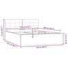 vidaXL Bedframe met opslag hydraulisch kunstleer cappuccino 120x200 cm