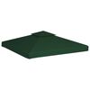 vidaXL Vervangend tentdoek prieel 310 g/m&sup2; 3x3 m groen