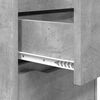 vidaXL Nachtkastjes 2 pcs Beton Grijs 40 x 30 x 467 cm Bewerkt hout