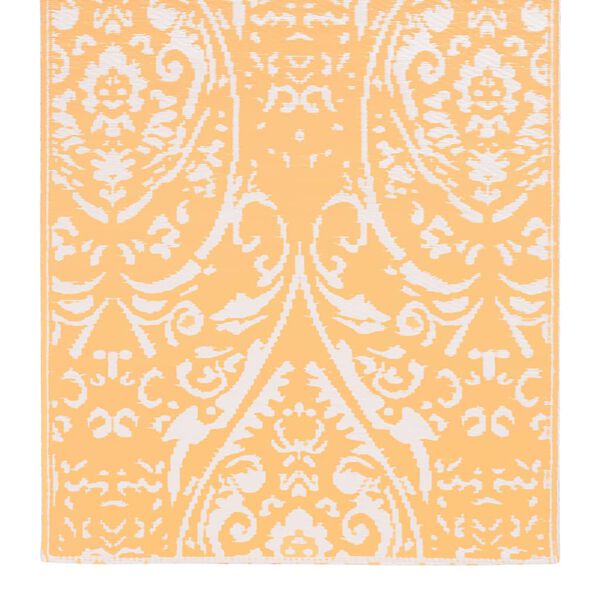 vidaXL Buitenkleed ARAKIL 160x230 cm PP oranje en wit