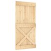 vidaXL Deur NARVIK 100 x 210 cm Massief Grenenhout (Niet-Behandeld)