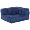 vidaXL Modulair bank 3 pcs Indigo 140 x 70 x 36 cm Stof