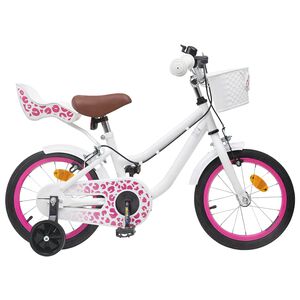 vidaXL Kinderfiets 12 Inch voor 2-4 jaar oud Wit