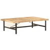 vidaXL Salontafel 142x90x42 cm massief mangohout