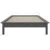 vidaXL Bedframe massief grenenhout grijs 100x200 cm