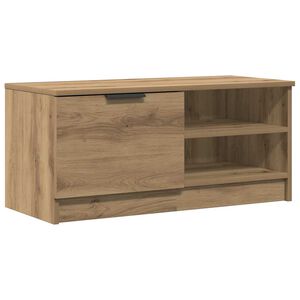 vidaXL Tv-meubel 80x35x36,5 cm bewerkt hout artisanaal eikenkleur