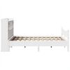 vidaXL Bedframe zonder matras massief grenenhout wit 160x200 cm