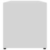 vidaXL Tv-meubel 80x34x36 cm bewerkt hout wit