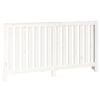 vidaXL Radiatorombouw 153x19x84 cm massief grenenhout wit