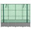 vidaXL Plantenbak verhoogd met kashoes 160x40x138 cm rattanlook