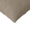vidaXL Sofa Kussens 2 stuks Taupe 120 x 40 cm Stof