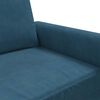vidaXL Fauteuil 60 cm fluweel blauw