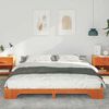 vidaXL Bedframe Bruin 180 x 220 cm Massief grenenhout