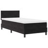 vidaXL Boxspringbed met matras Zwart 100 x 200 cm Fluweel