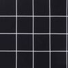vidaXL Tuinbankkussen ruitpatroon 200x50x4 cm stof zwart