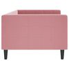 vidaXL Slaapbank 90x200 cm fluweel roze