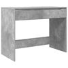 vidaXL Bureau met lade Beton Grijs 100 x 50 x 78 cm Geconstrueerd hout