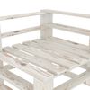 vidaXL 9-delige Loungeset pallet hout wit