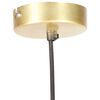 vidaXL Hanglamp industrieel rond 25 W E27 19 cm messingkleurig